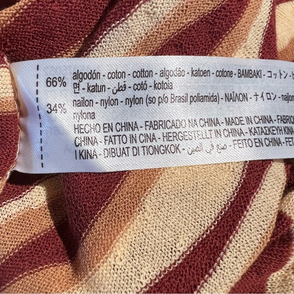 ZARA PRINTED KNIT TUNIC DRESS SPECIAL EDITION BRICK size Large NWT - Picture 11 of 15